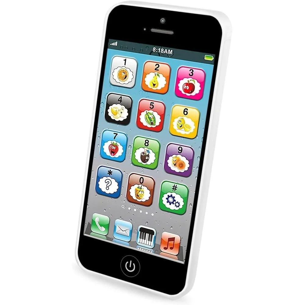 Rechargeable Kids Toy Smartphone Educational Learning‎ Phone with Lights Music